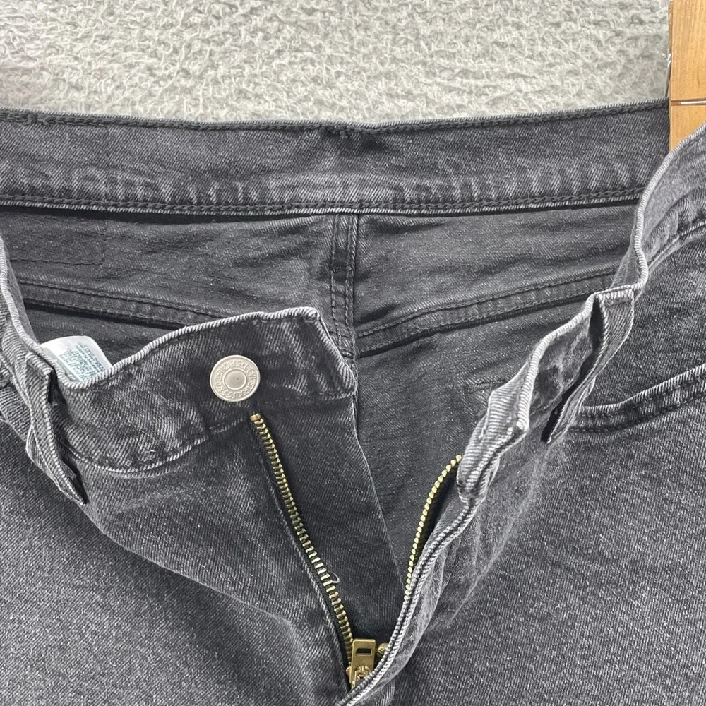 Levis 514 Jeans Mens 30x27 Black‎ Denim Straight Leg Five Pocket Stretch Pants